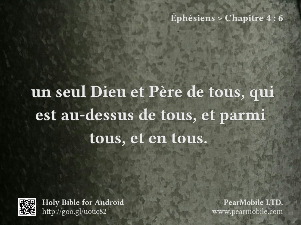 Éphésiens, Chapitre 4:6